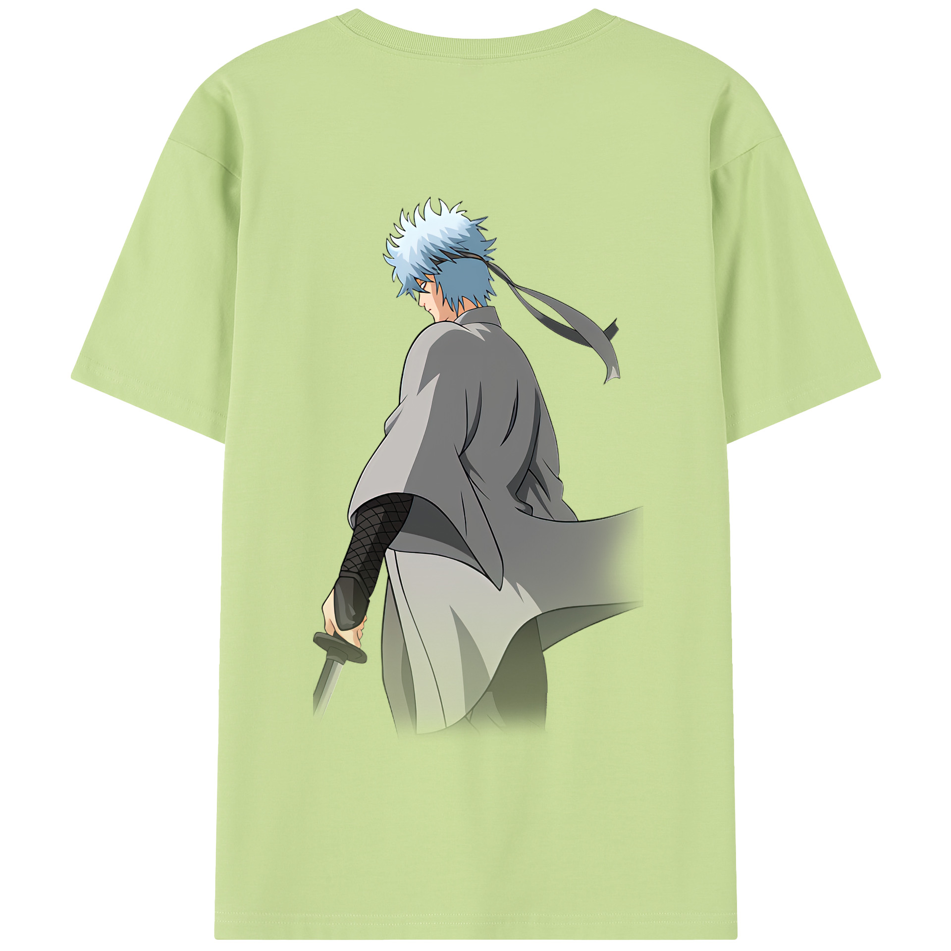 （画像用） ぎんたま 坂田銀時（さかたぎんとき） 神楽 志村新八（しむら しんぱち） GINTAMA Sakata Gintoki Kagura Shimura Shinpachi 綿100％半袖Tシャツ（背面プリント）